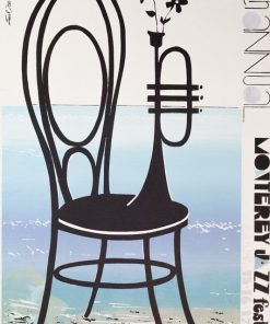 1972 Trumpet on Chair at Monterey Jazz Festival Poster